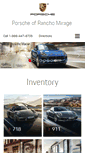 Mobile Screenshot of porscheofranchomirage.com